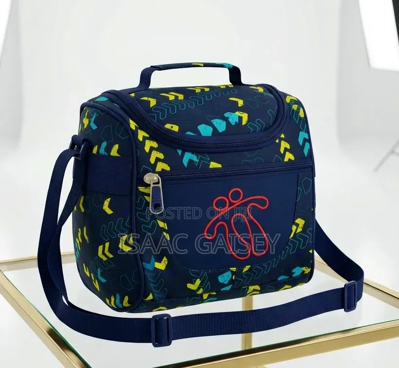 Insulated Lunch Bags With Secure Zip and Side Water Bottle Pockets