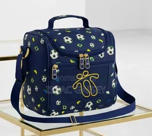 Insulated Lunch Bags With Secure Zip and Side Water Bottle Pockets