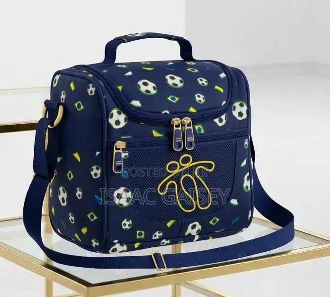 Insulated Lunch Bags With Secure Zip and Side Water Bottle Pockets