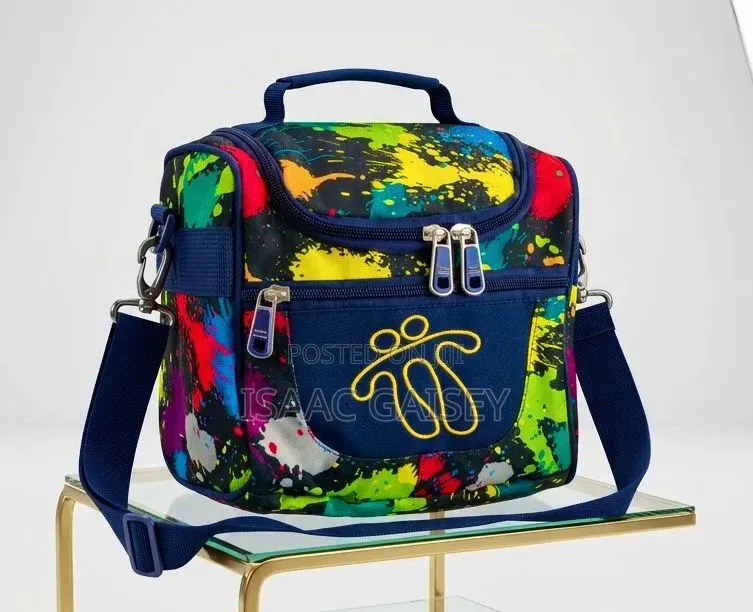 Insulated Lunch Bags With Secure Zip and Side Water Bottle Pockets