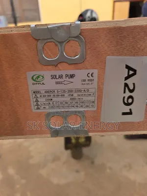 Solar DC/AC Water Pump 1.5hp, 2hp, 3hp