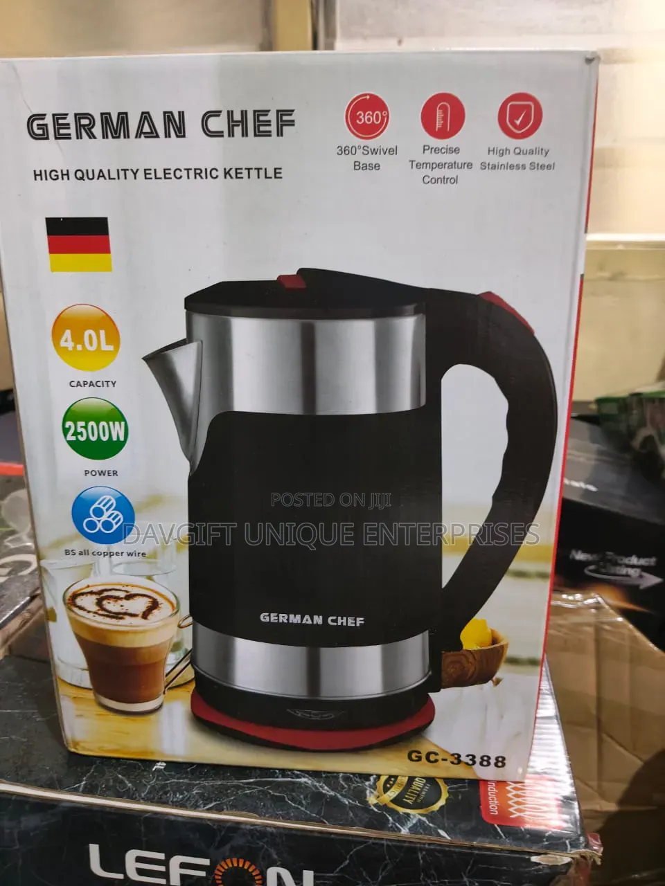 Original 4L German Chef Electric Kettle