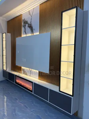 Modern Luxury TV Wall Unit – Custom Made