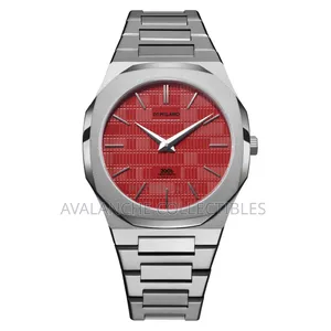 D1 Milano Ultra Thin Red Dial Watch 41mm Case Size