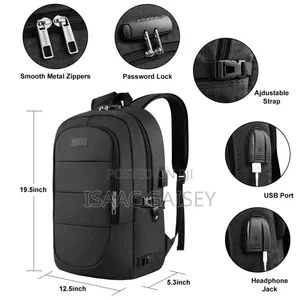 17" Premium Quality Laptop Compartment Backpacks With USB Port