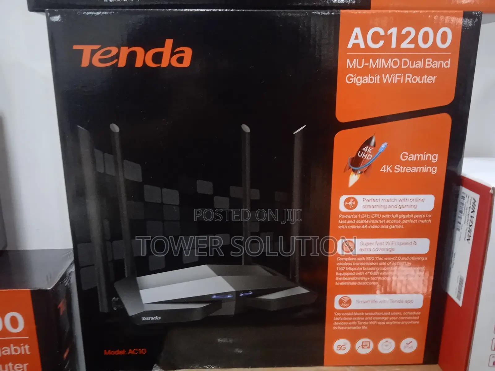 Tenda Ac10 Dual Band Gigabit Wireless Router