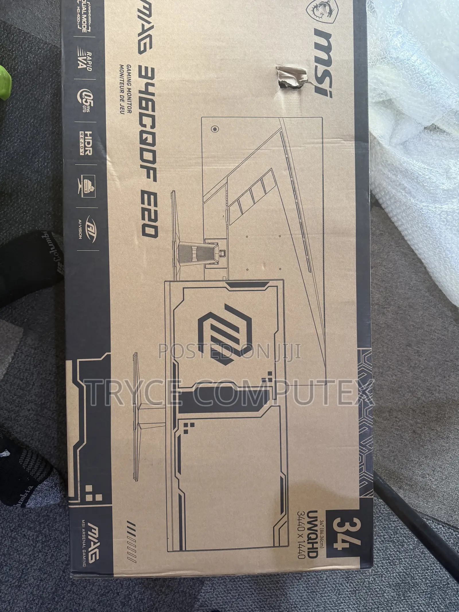 Msi Mag 34inch 1440p 200hz Ultra Curved Monitor