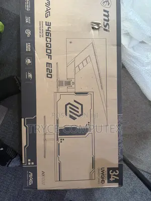 Msi Mag 34inch 1440p 200hz Ultra Curved Monitor