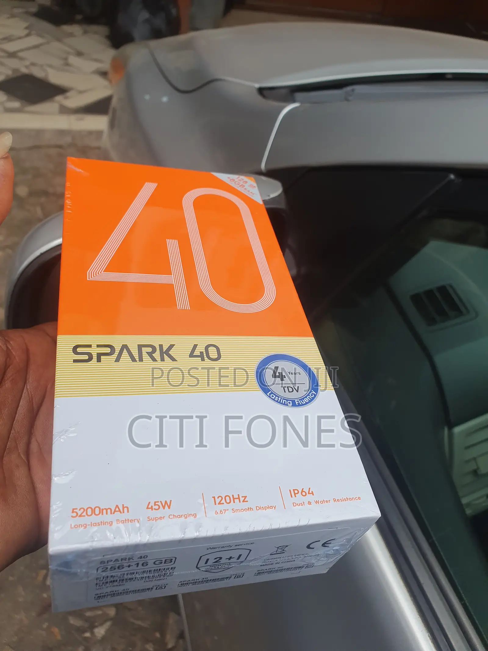 New Tecno Spark 40 256 GB Black