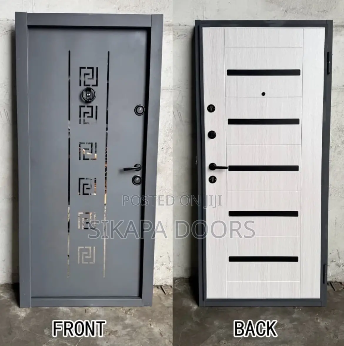 Elequent Smooth Steel Door