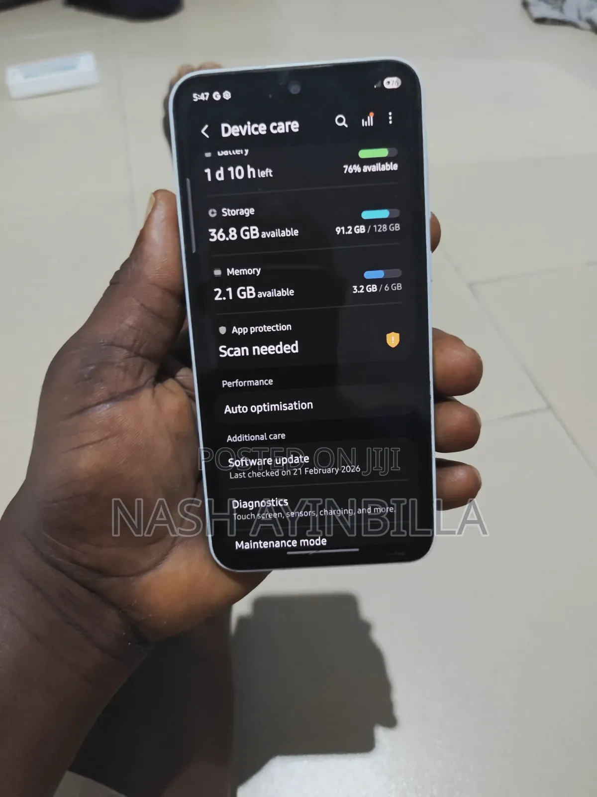 Samsung Galaxy A35 128 GB Purple