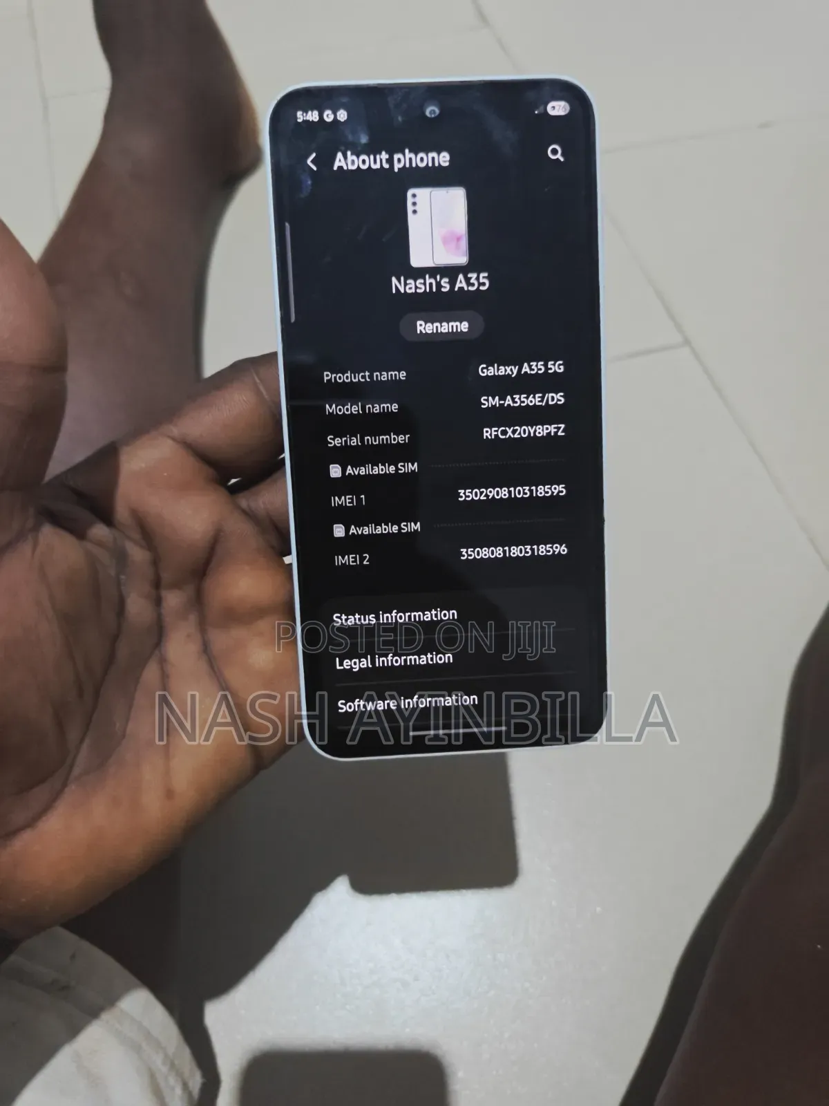 Samsung Galaxy A35 128 GB Purple