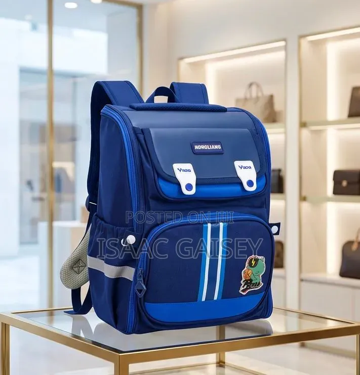 Premium Quality Upper Primary Backpack With Side Water Bottle Pockets