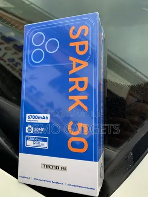 New Tecno Spark 50 128 GB Gray