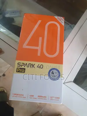New Tecno Spark 40 Pro 256 GB Black