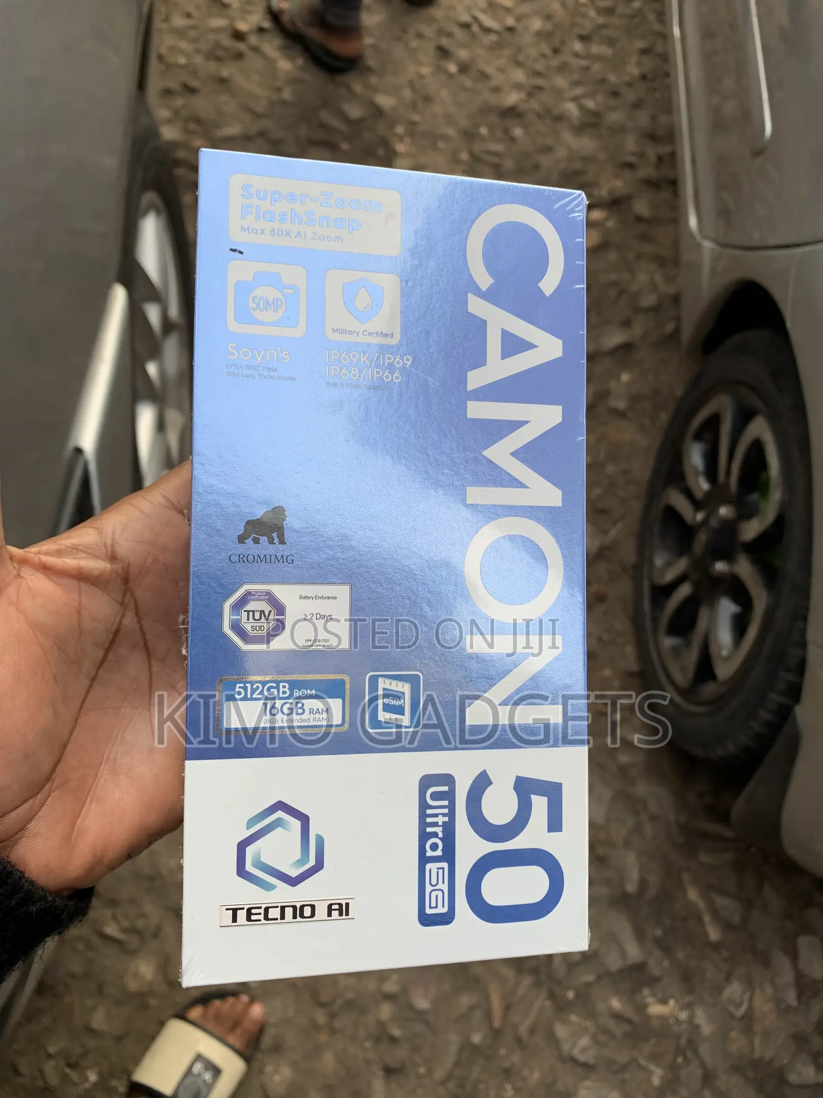 New Tecno Camon 50 Ultra 512 GB Black
