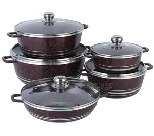 Premium Non-Stick Granite Cookware Set – Pots & Frying Pan 🍳🔥