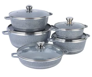 Premium Non-Stick Granite Cookware Set – Pots & Frying Pan 🍳🔥