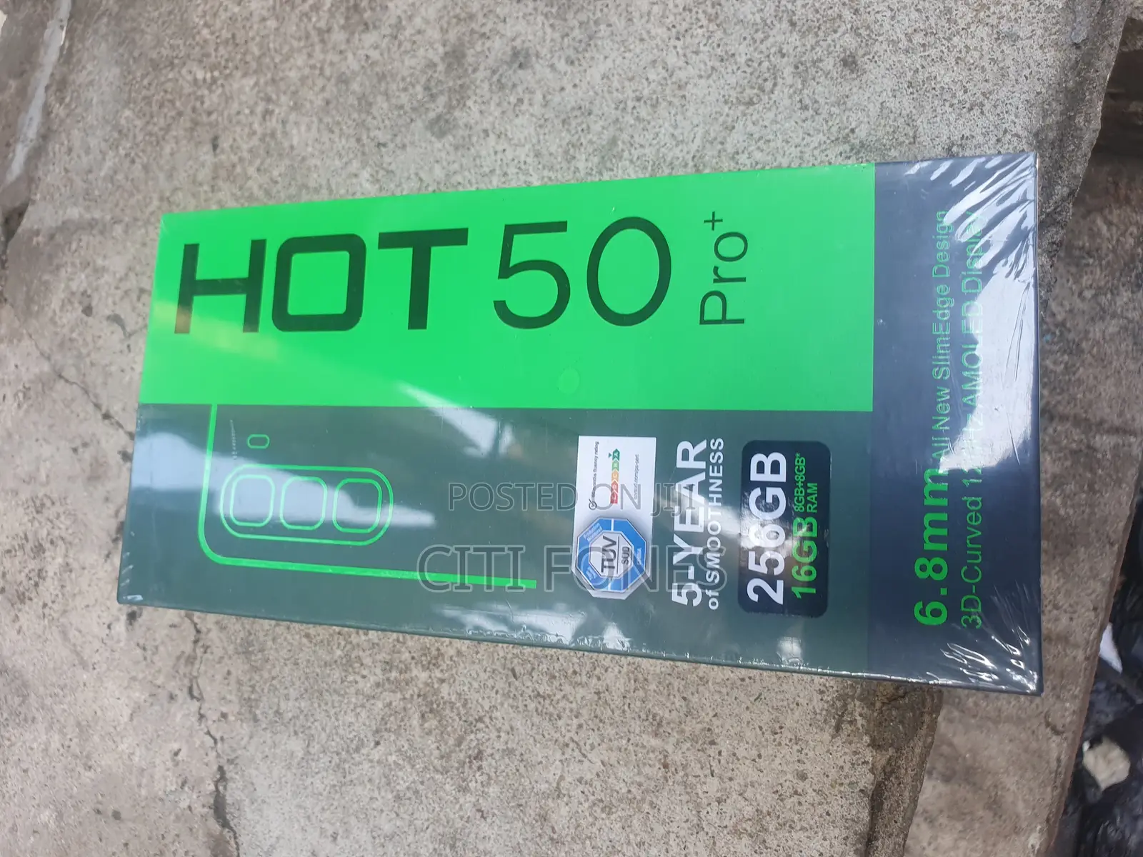New Infinix Hot 50 Pro+ 4G 256 GB Black