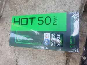 New Infinix Hot 50 Pro+ 4G 256 GB Black