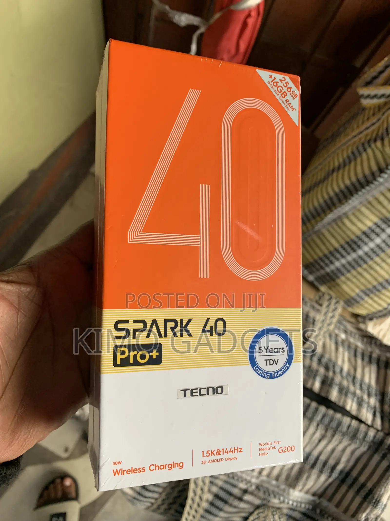 New Tecno Spark 40 Pro+ 256 GB Gray