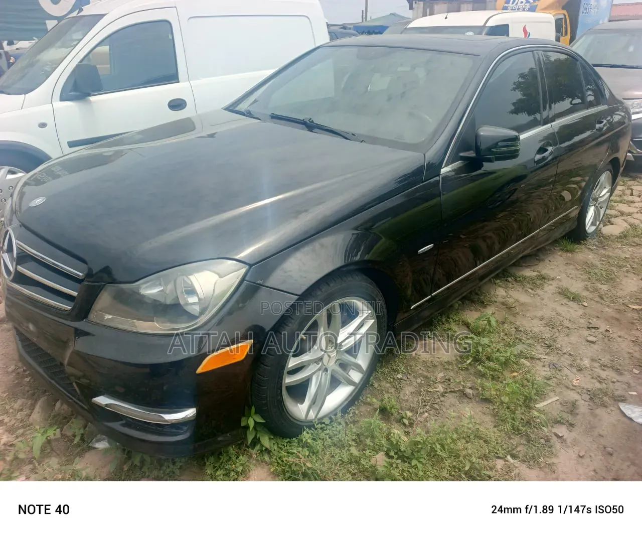 Mercedes-Benz C250 2012 Black