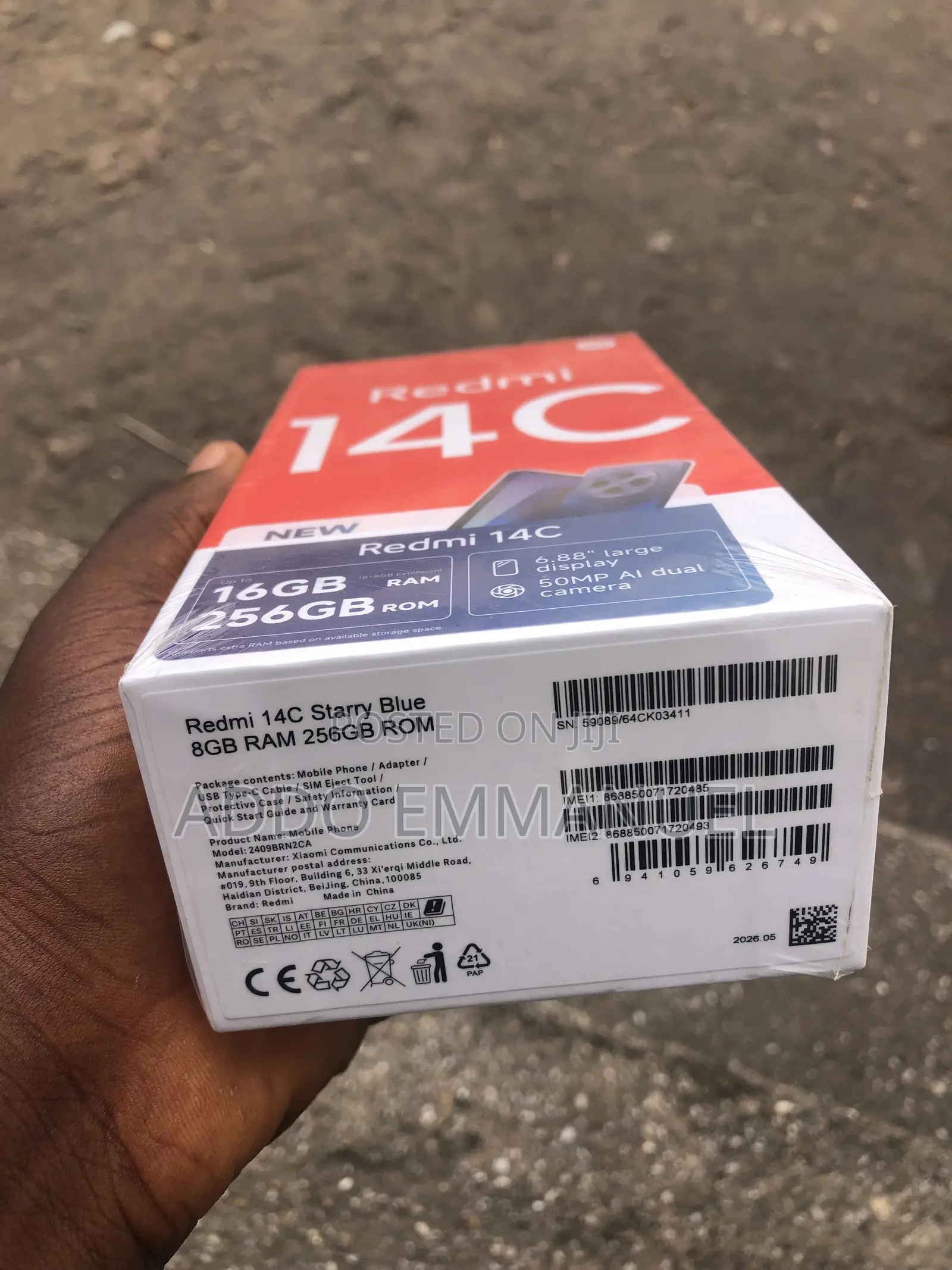 New Xiaomi Redmi 14C 256 GB Blue