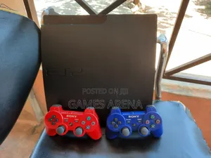 PS3 Slim With 2 Controllers and Games (PRICE FIXED)