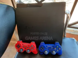 PS3 Slim With 2 Controllers and Games (PRICE FIXED)