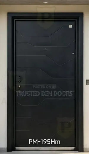 Black Paladin Turkey Single Security Door for Homes and Offices