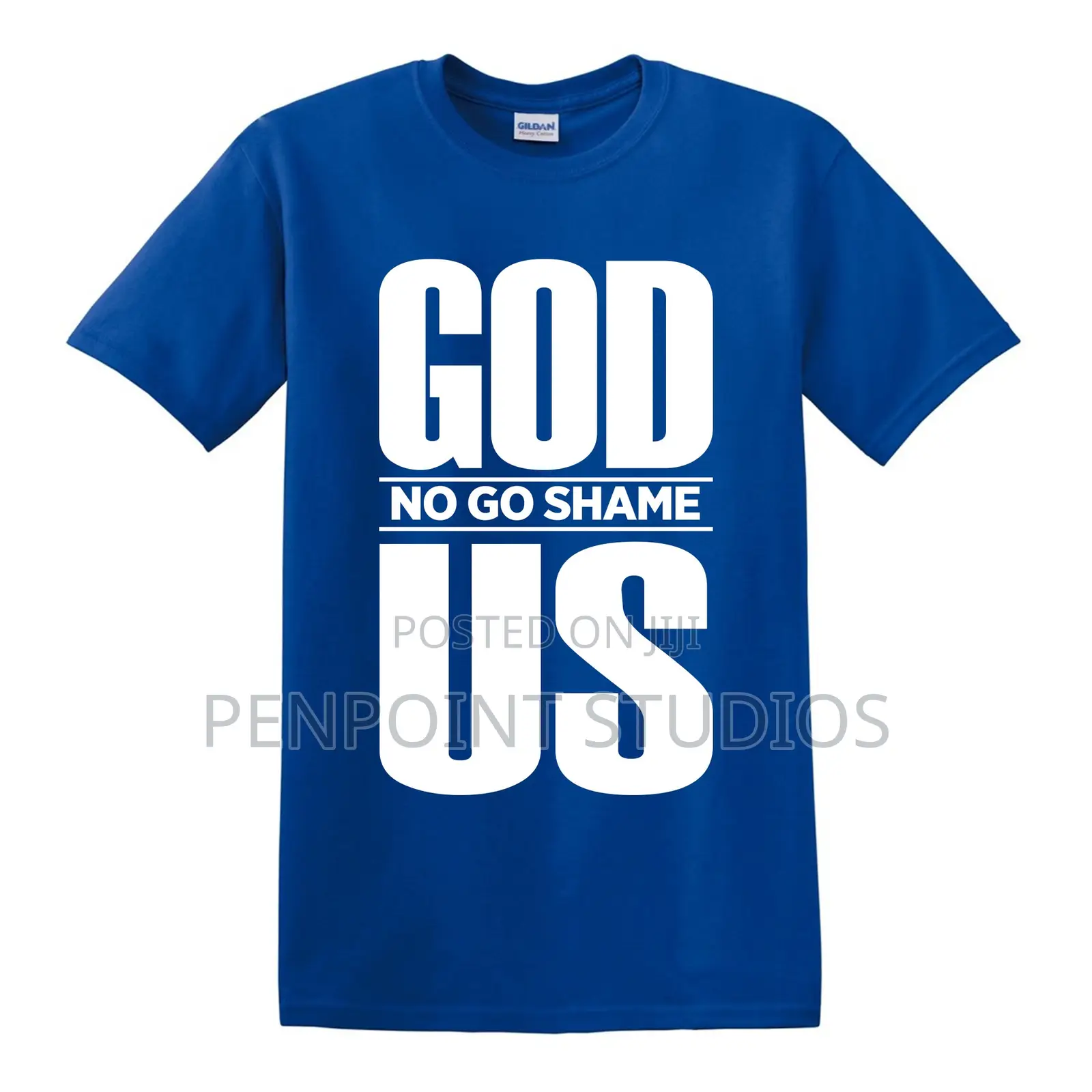 GOD NO GO SHAME US Christian Graphic T-Shirt | Unisex Faith Streetwear