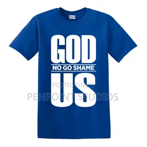 GOD NO GO SHAME US Christian Graphic T-Shirt | Unisex Faith Streetwear