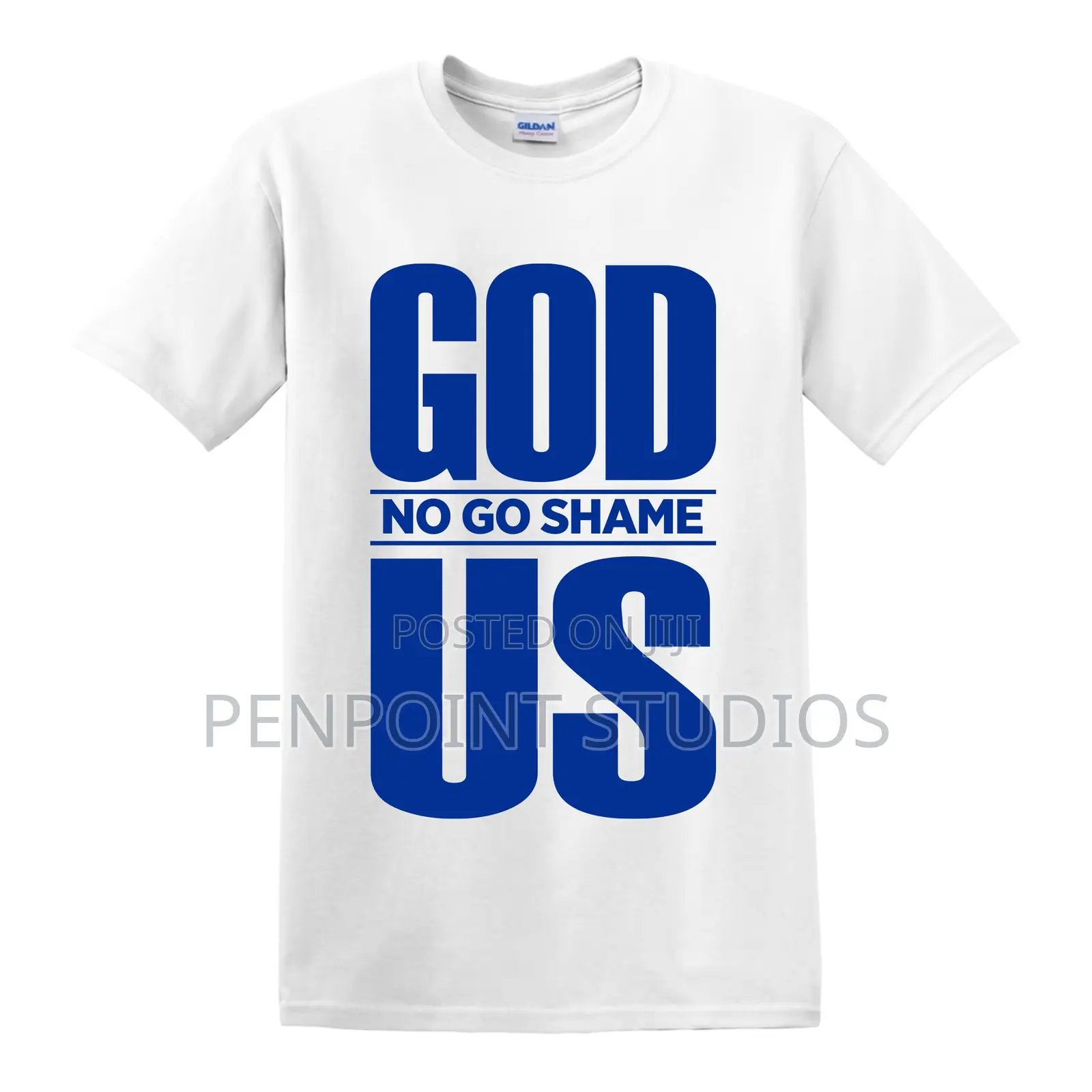 GOD NO GO SHAME US Christian Graphic T-Shirt | Unisex Faith Streetwear