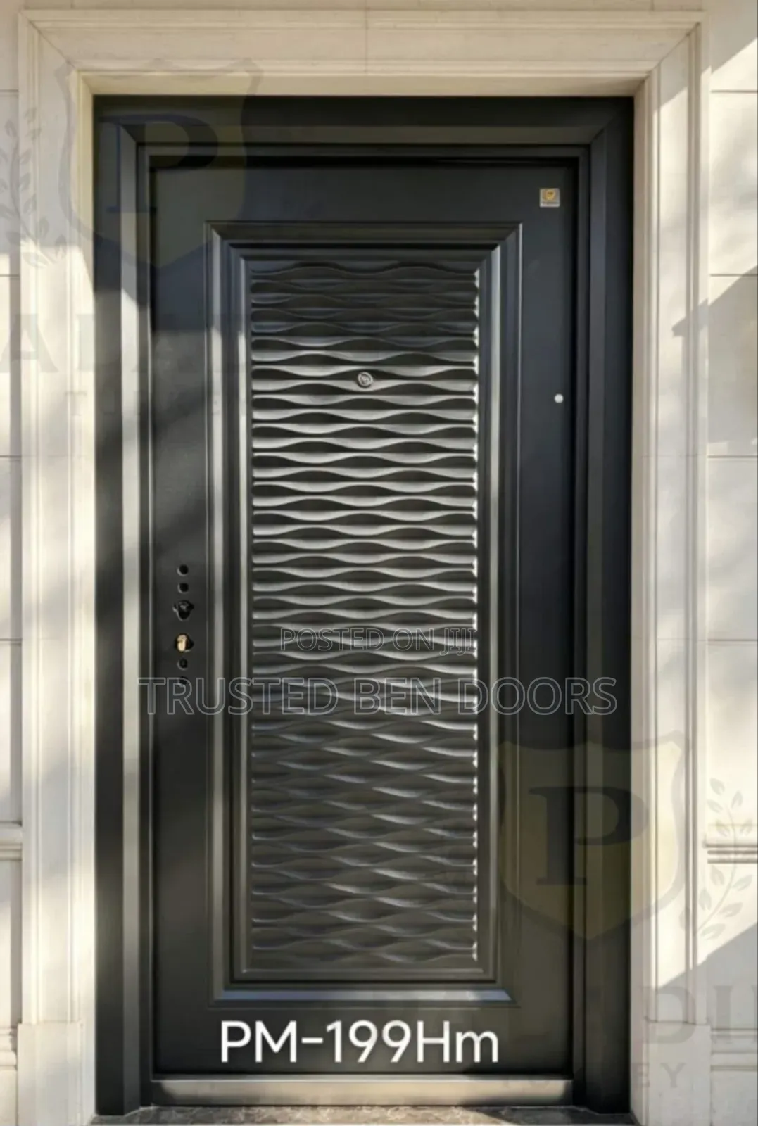 Quality Paladin Turkish Security Rough Black Doors