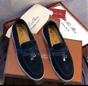 Loro Piana Summer Walk Suede Loafers