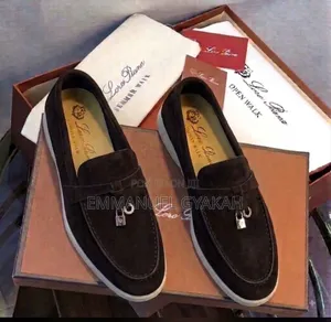 Loro Piana Summer Walk Suede Loafers