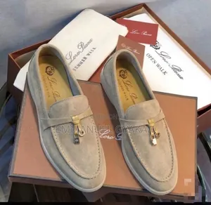 Loro Piana Summer Walk Suede Loafers