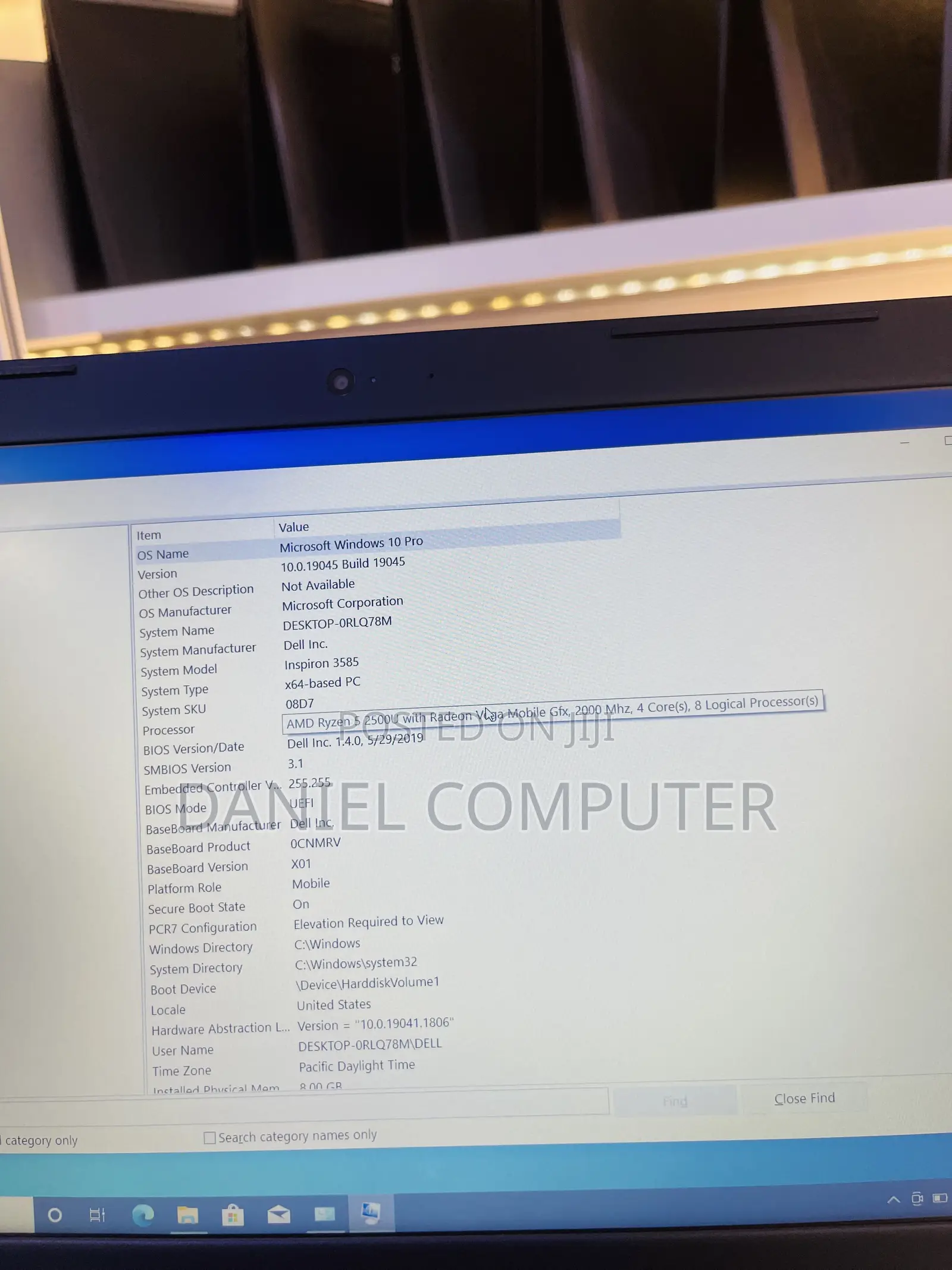 Laptop Dell Inspiron 3542 8GB AMD Ryzen 5 SSD 256GB