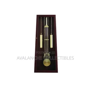 Daniel Dakota Round Face Pendulum Chime Grandfather's Clock 72inches