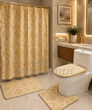 4 in 1 Bathroom Mat Set Anti Slip Mat