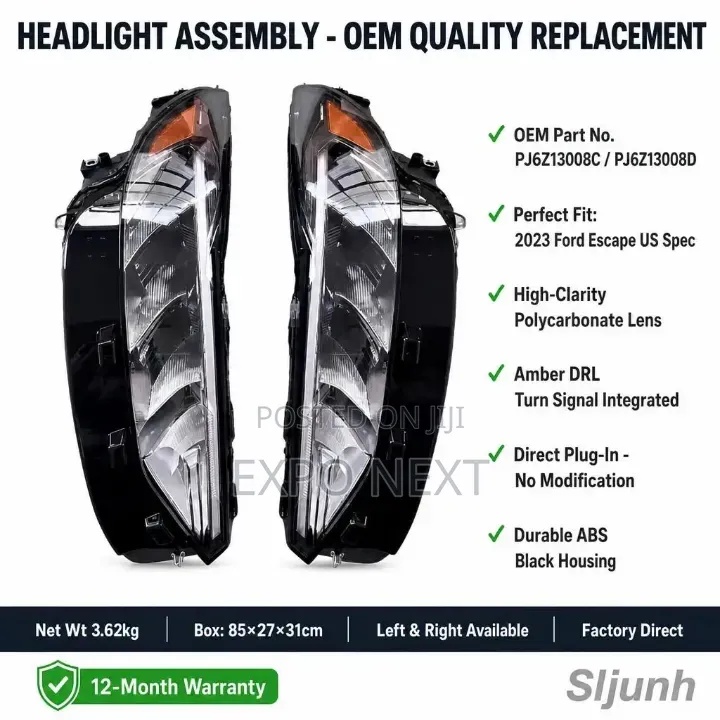 Ford Escape 2023 Halogen Head Lights