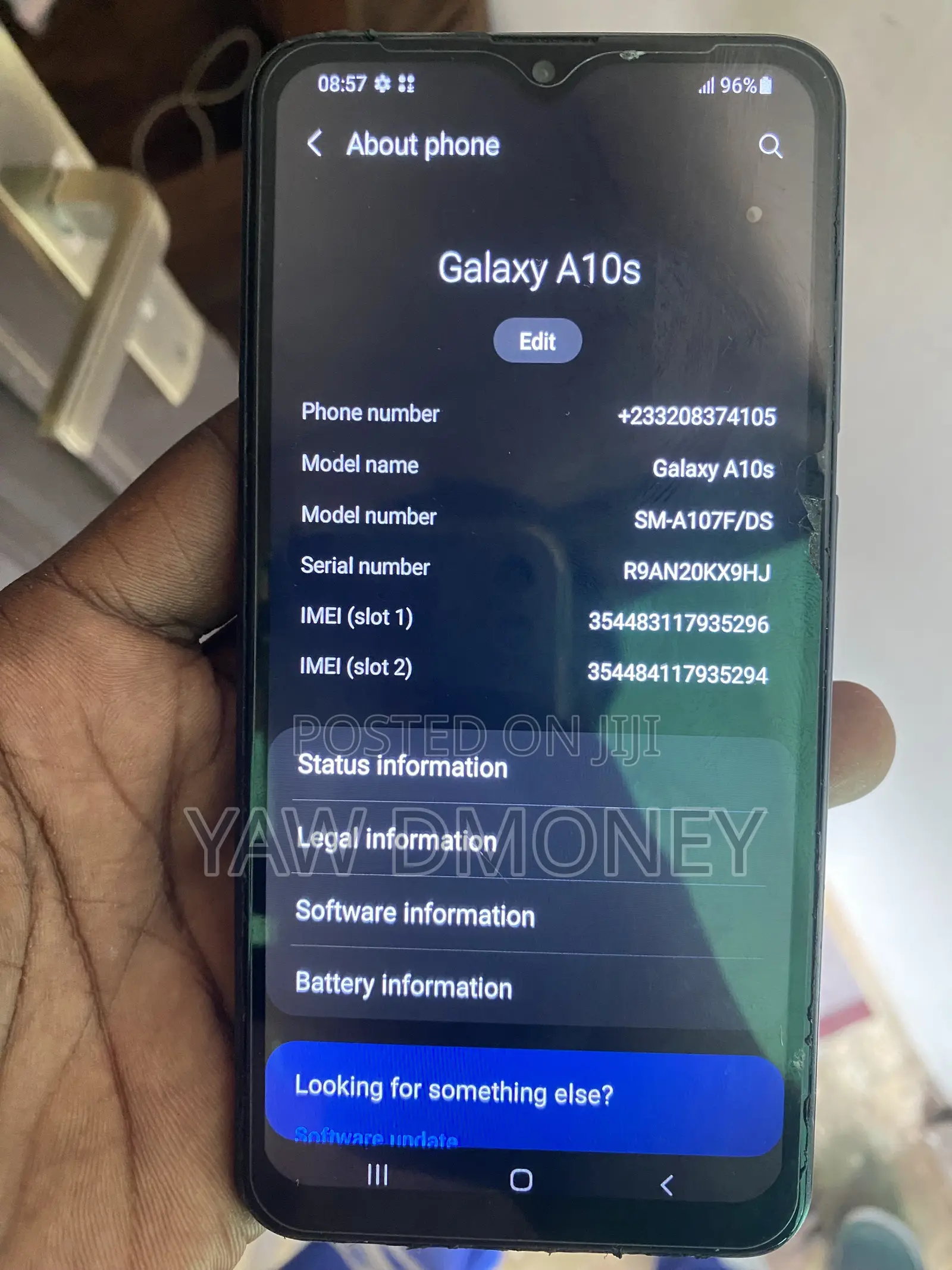 Samsung Galaxy A10s 32 GB Blue
