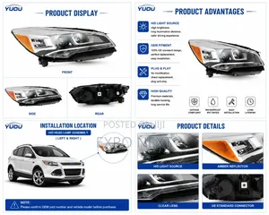 Ford Escape 2013-2016 Head Lights