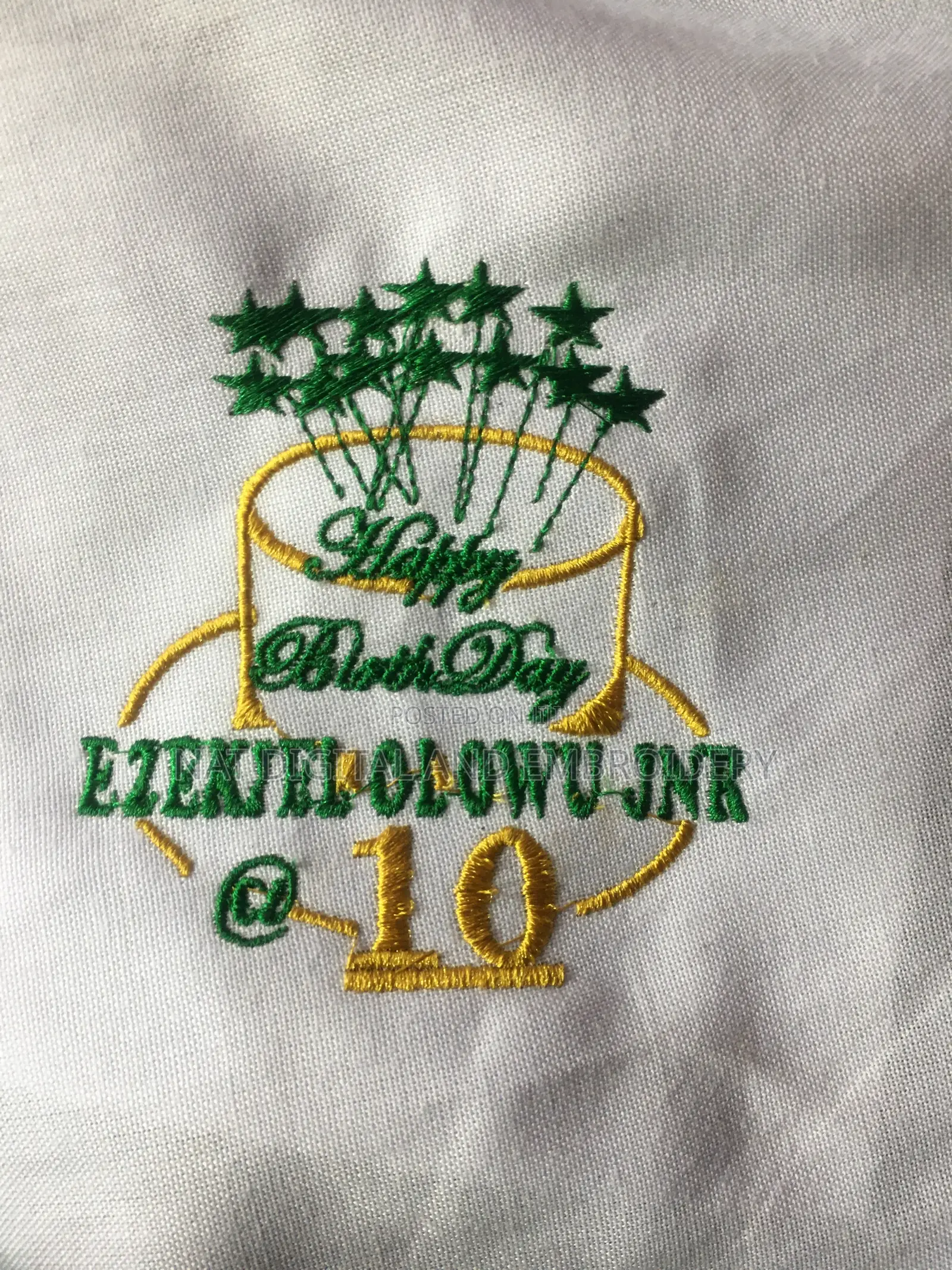Printing on T Shirts and Cap