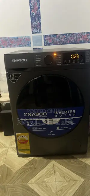12kg Nasco Front Load Fully Automatic Washing Machine