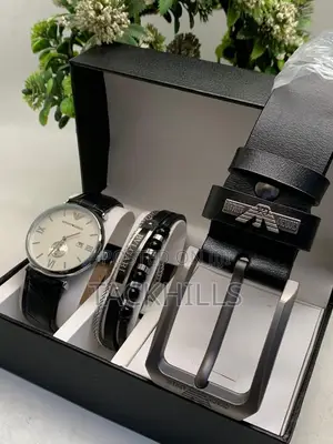 Watch,bracelet ,Belt and Box With Bag.