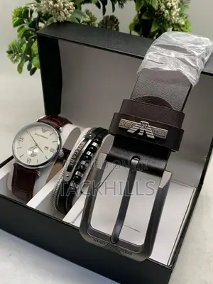 Watch,bracelet ,Belt and Box With Bag.