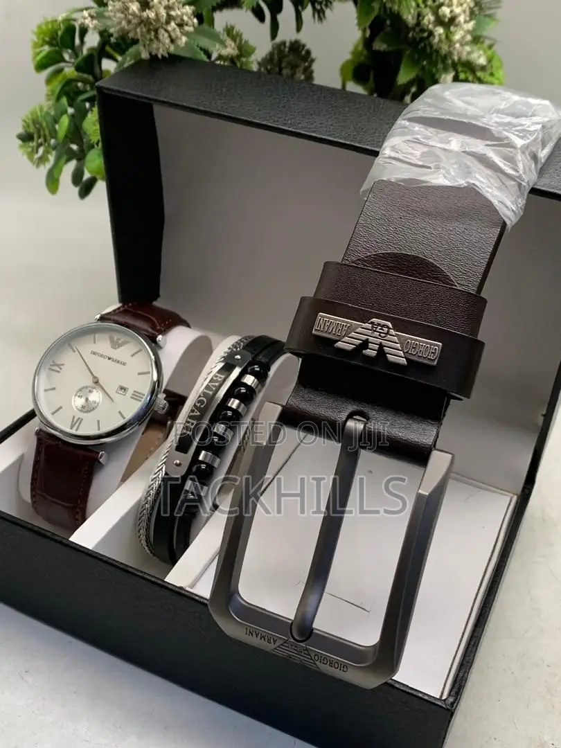 Watch,bracelet ,Belt and Box With Bag.