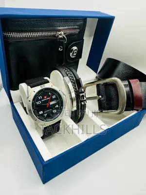Watch,bracelet ,Belt and Box With Bag.