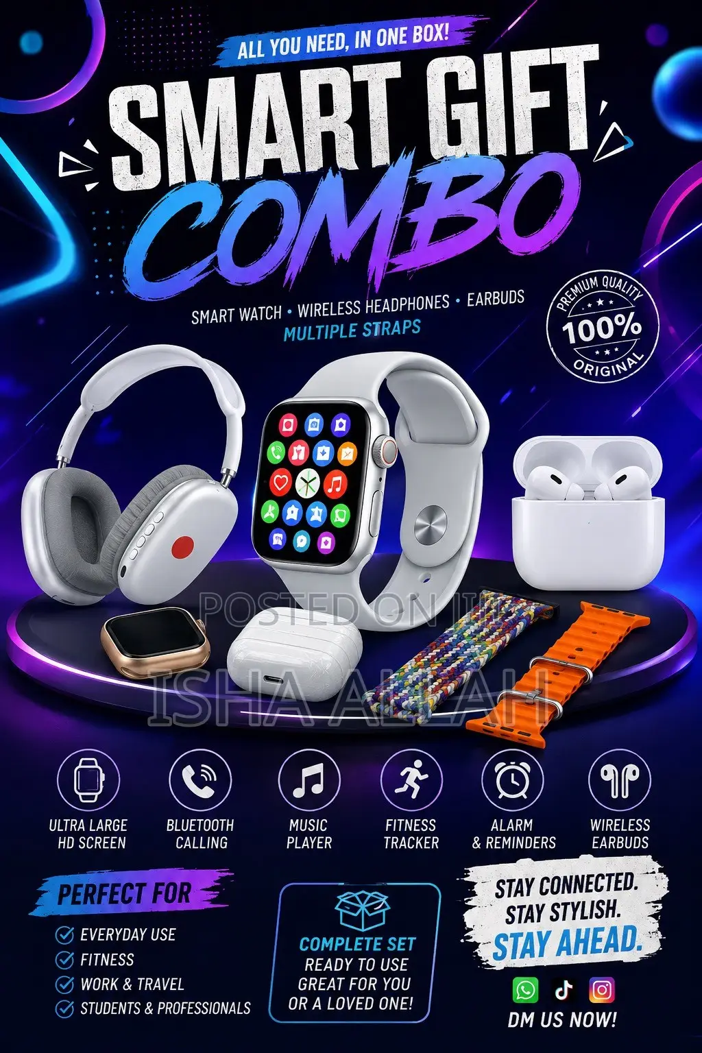 ROCK-450 All-in-One Smart Life Kit ⌚🎧 ✨